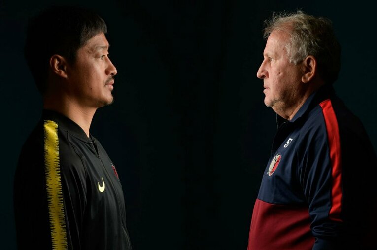 ブラジルの「遊びながら学ぶ技術を高める工夫」に驚いたと話した小笠原。“サッカー卓球”で小笠原vs.ジーコが実現する？ ／ photograph by Toru Hiraiwa