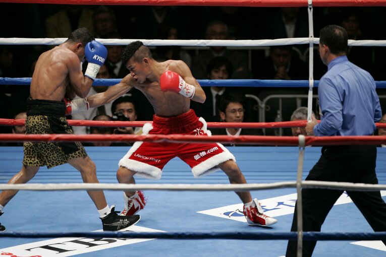2006年12月、ファン・ランダエタとの再戦　©Takuya Sugiyama