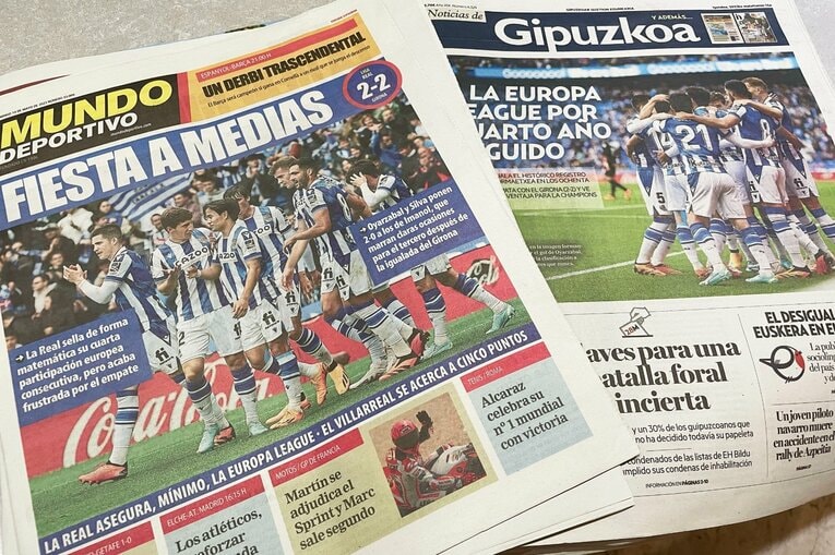 久保建英PK獲得＋シルバに絶妙アシストもドローに落胆　だが翌朝「クボ表紙の新聞」を持った地元のおじさんが…カメラマンは見た(72)