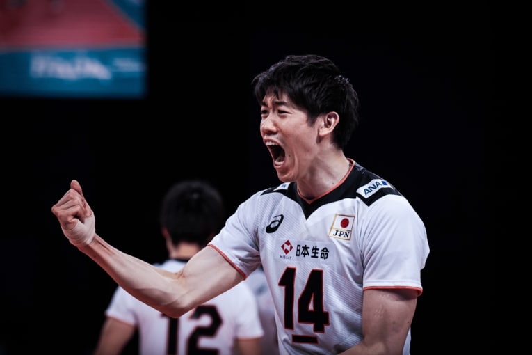 イタリアで多くの経験を積んできた石川祐希。キャプテンとして代表チームを牽引する　©︎FIVB