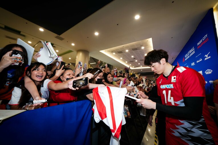 VNLオランダ戦　©︎Volleyball World