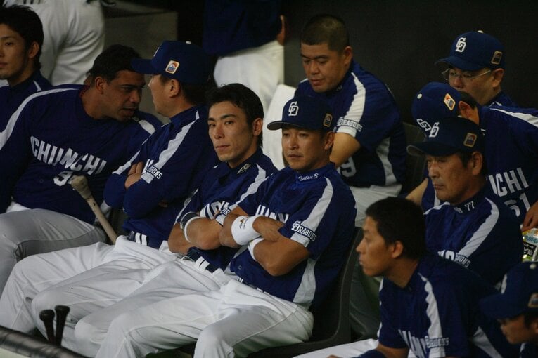 現役時代の立浪　©Sports Graphic Number