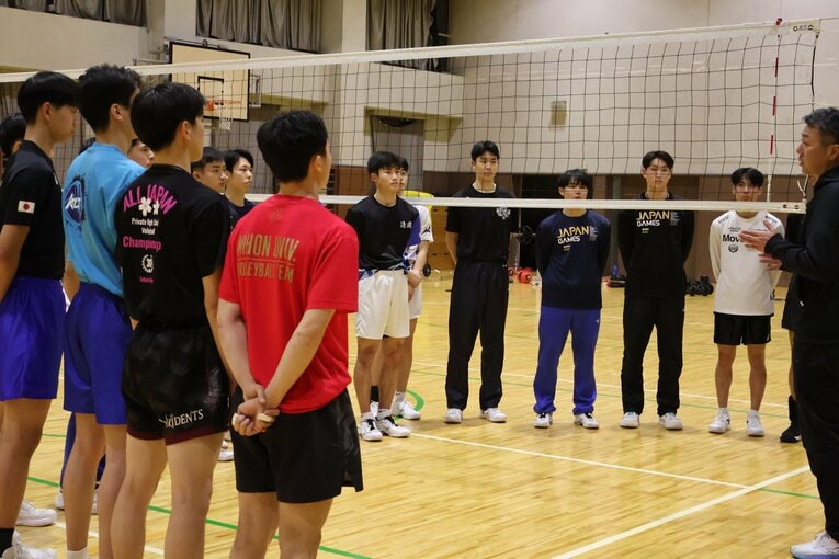 清風高校の練習風景（2026年3月撮影）