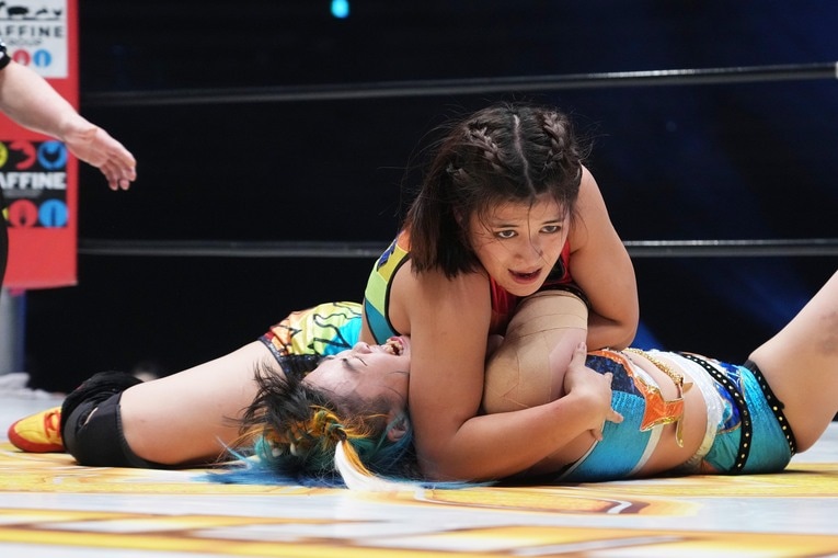 1月3日にデビュー戦を行った山岡聖怜　©Essei Hara