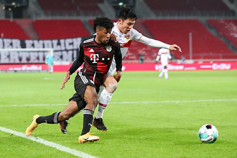 バイエルン戦、コマンとのマッチアップでは……