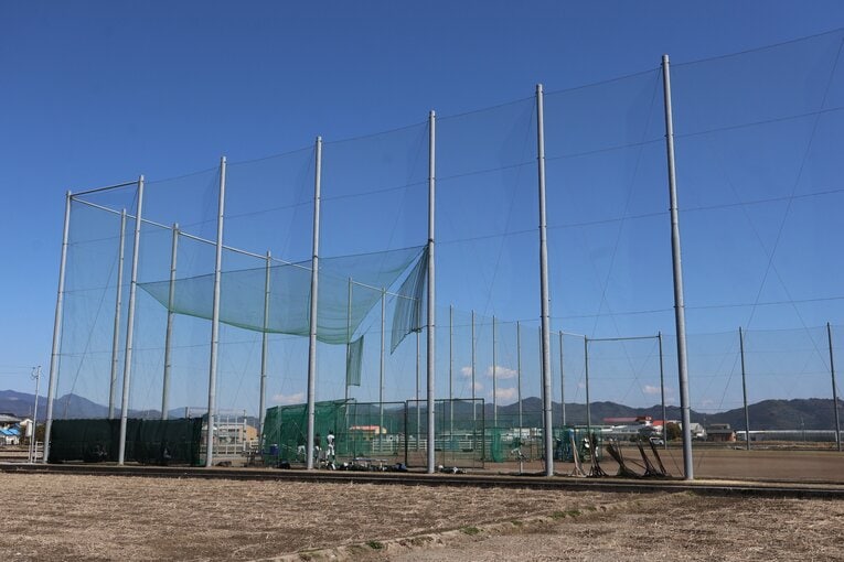 野球部が練習する第2グラウンド　©Fumi Sawai