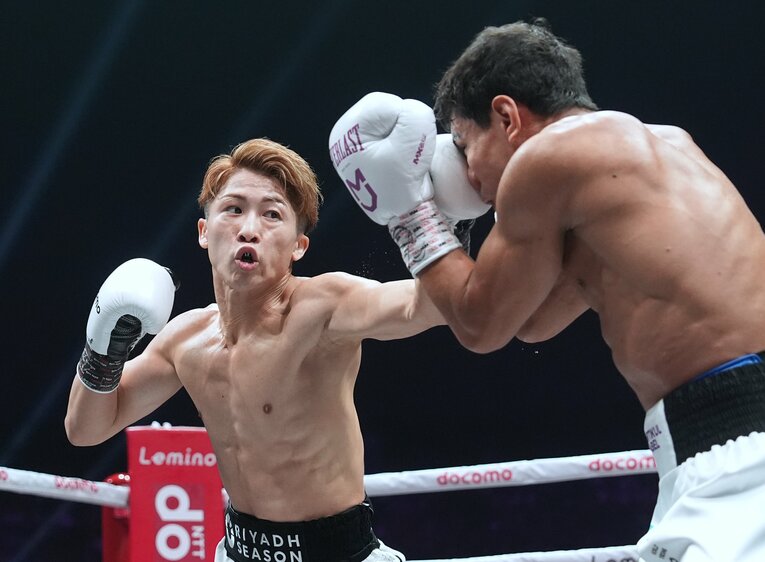 福田直樹氏が「大量に撮れた」と語る井上尚弥の正確なジャブ（3枚目） ©Naoki Fukuda