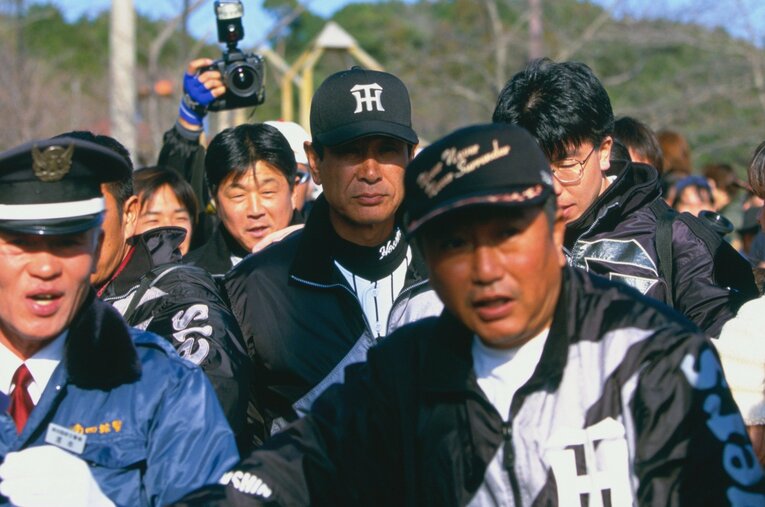 阪神時代の星野監督　©Sports Graphic Number