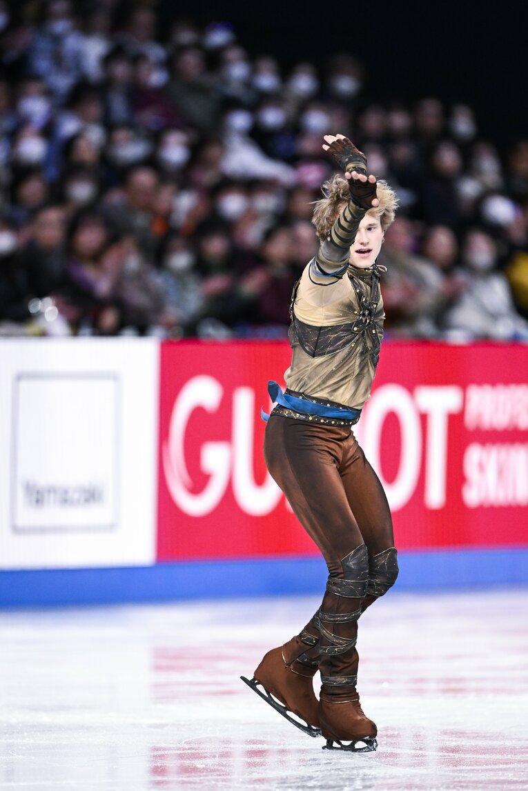 GPファイナルで圧巻の優勝を果たしたイリア・マリニン　©Asami Enomoto