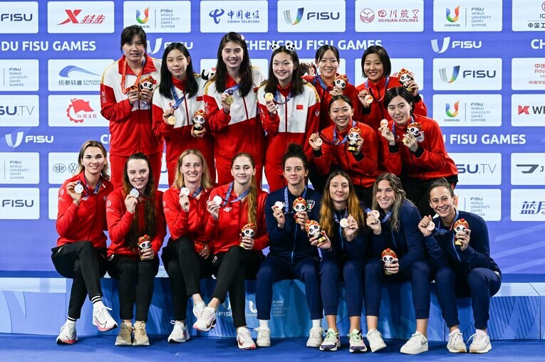 昨夏のワールドユニバーシティゲームズではリレー3種目で銅メダル　©︎Getty Images