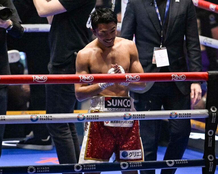 エルナンデスに判定3-0で勝利した中谷潤人　©Hiroaki Finito Yamaguchi