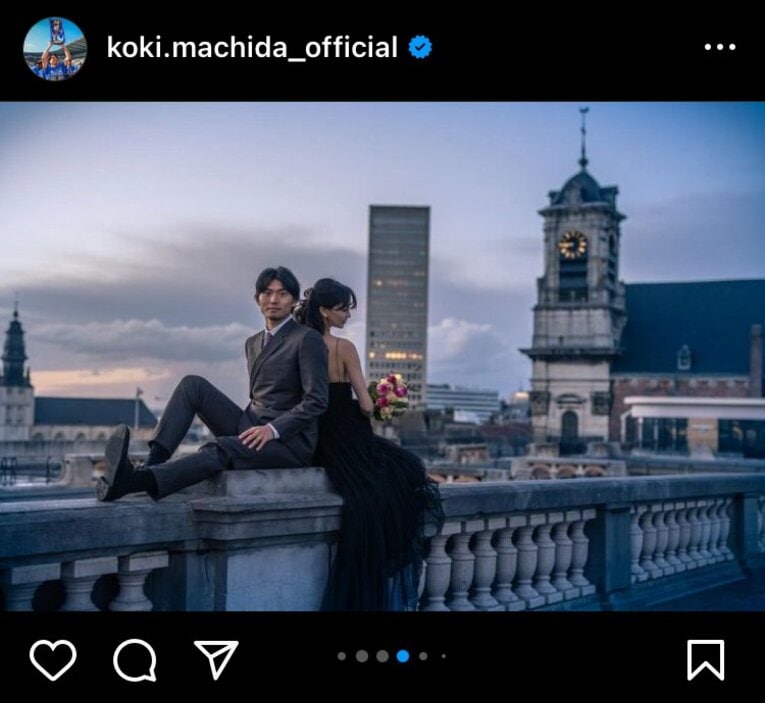 ※町田浩樹インスタグラムより（全7枚中の5枚目）