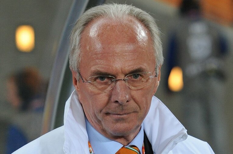 2010年南アフリカW杯でのエリクソン。クラブ、代表と数々のクラブで指揮を執った名伯楽だった ／ photograph by Kaoru Watanabe/JMPA