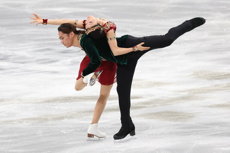 全日本選手権フリーでの村元・高橋の演技