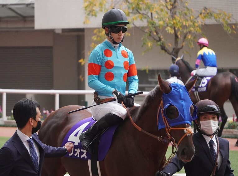 21年のマイルCS出走時のサリオス　©Satoshi Hiramatsu