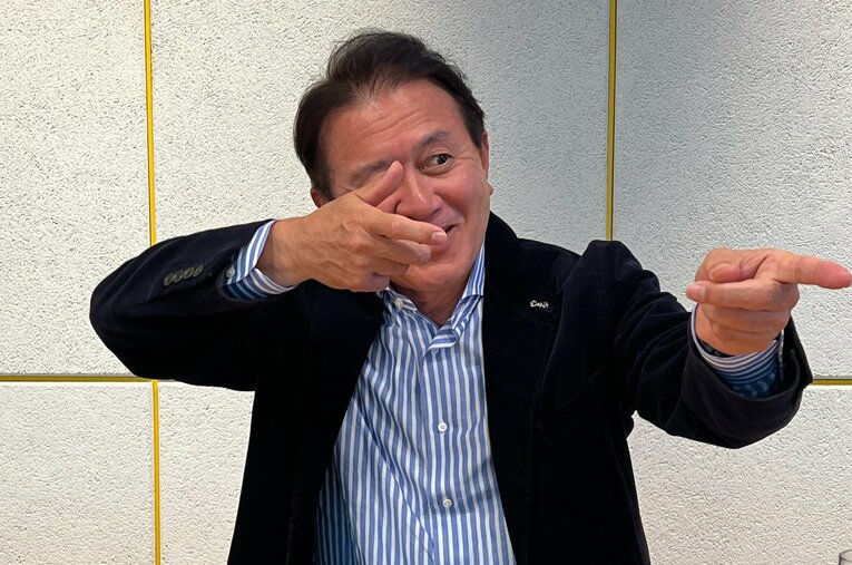 「狩猟が趣味だった」と師を振り返る瀬古　©Takeshi Shimizu