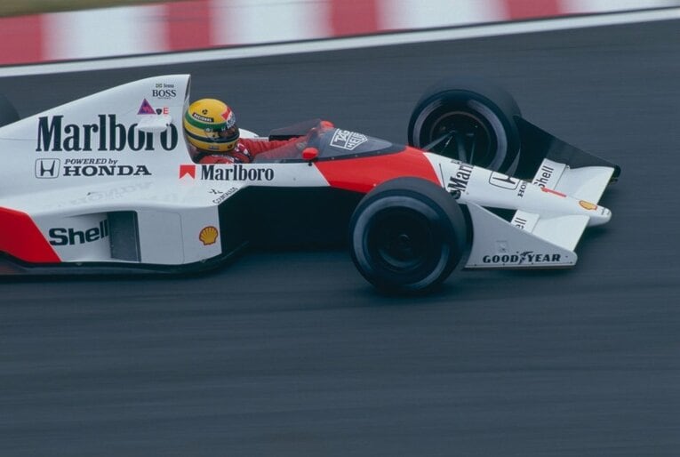 ホンダのエンジンを積み、日本でも人気の高かったセナ　©Makoto Kenmizaki