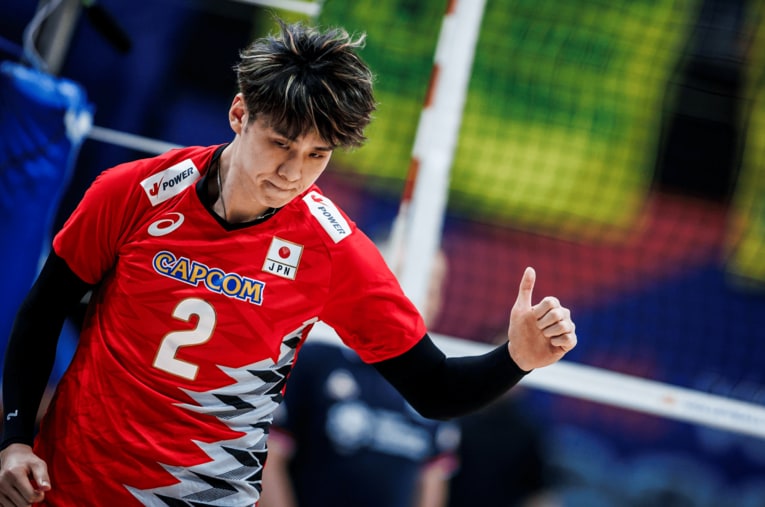 小野寺太志（VNLセルビア戦）©︎Volleyball World