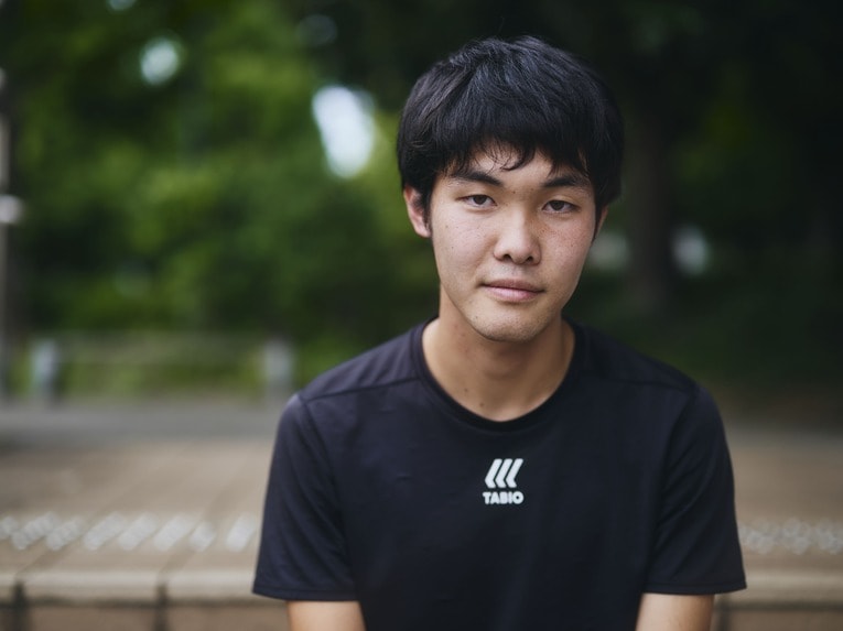 慶應大4年の森内拓人　©Yuki Suenaga