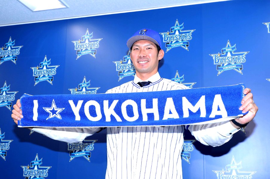 大田泰示「ハマスタは一番興奮する球場ですよ」神奈川に帰ってきたスラッガーが熱く語る新天地DeNAでの決意<Number Web> photograph by KYODO