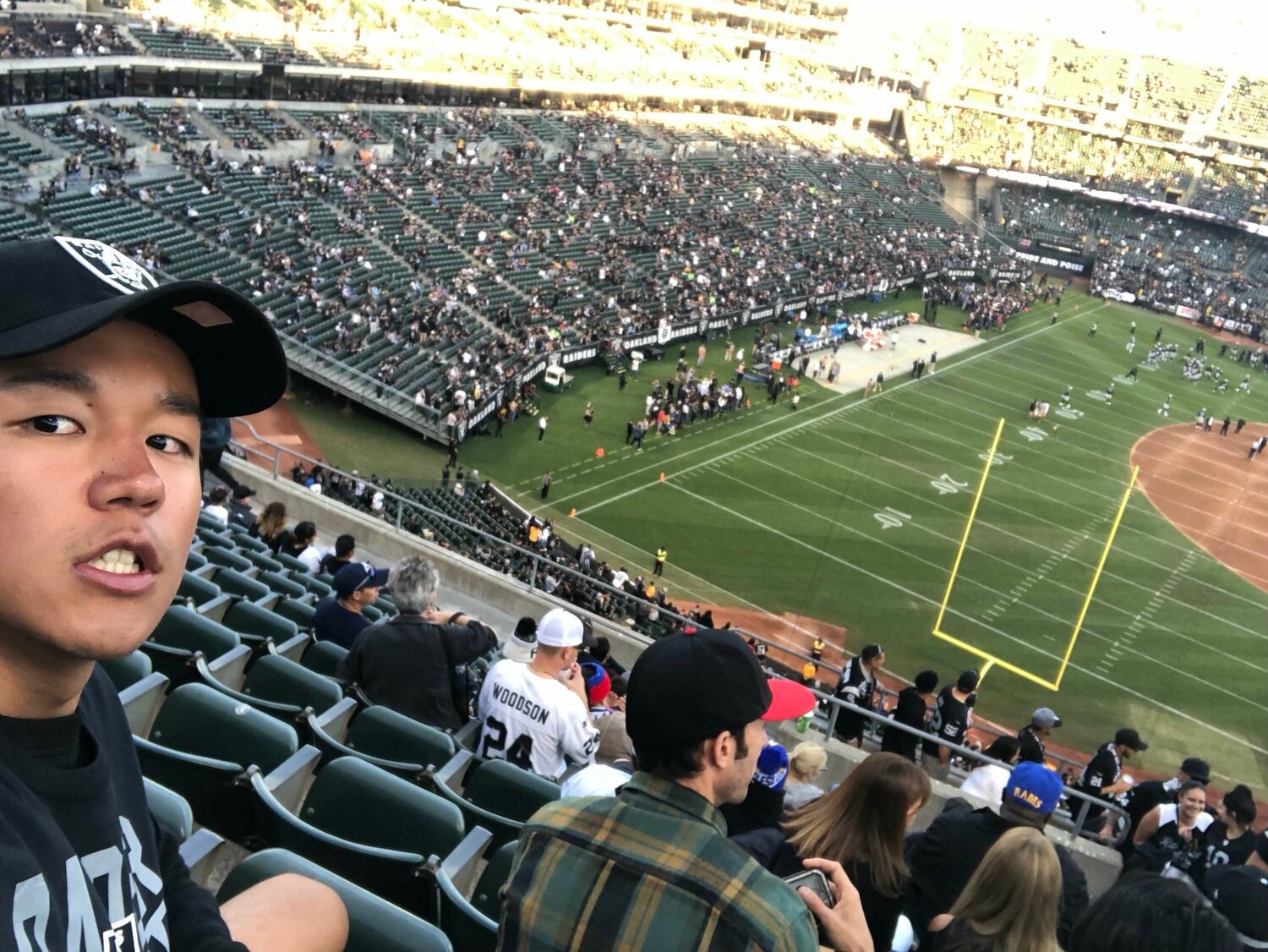 大学受験に失敗し、20歳で失意の中向かったはじめてのアメリカ旅行で観戦した試合／本人提供