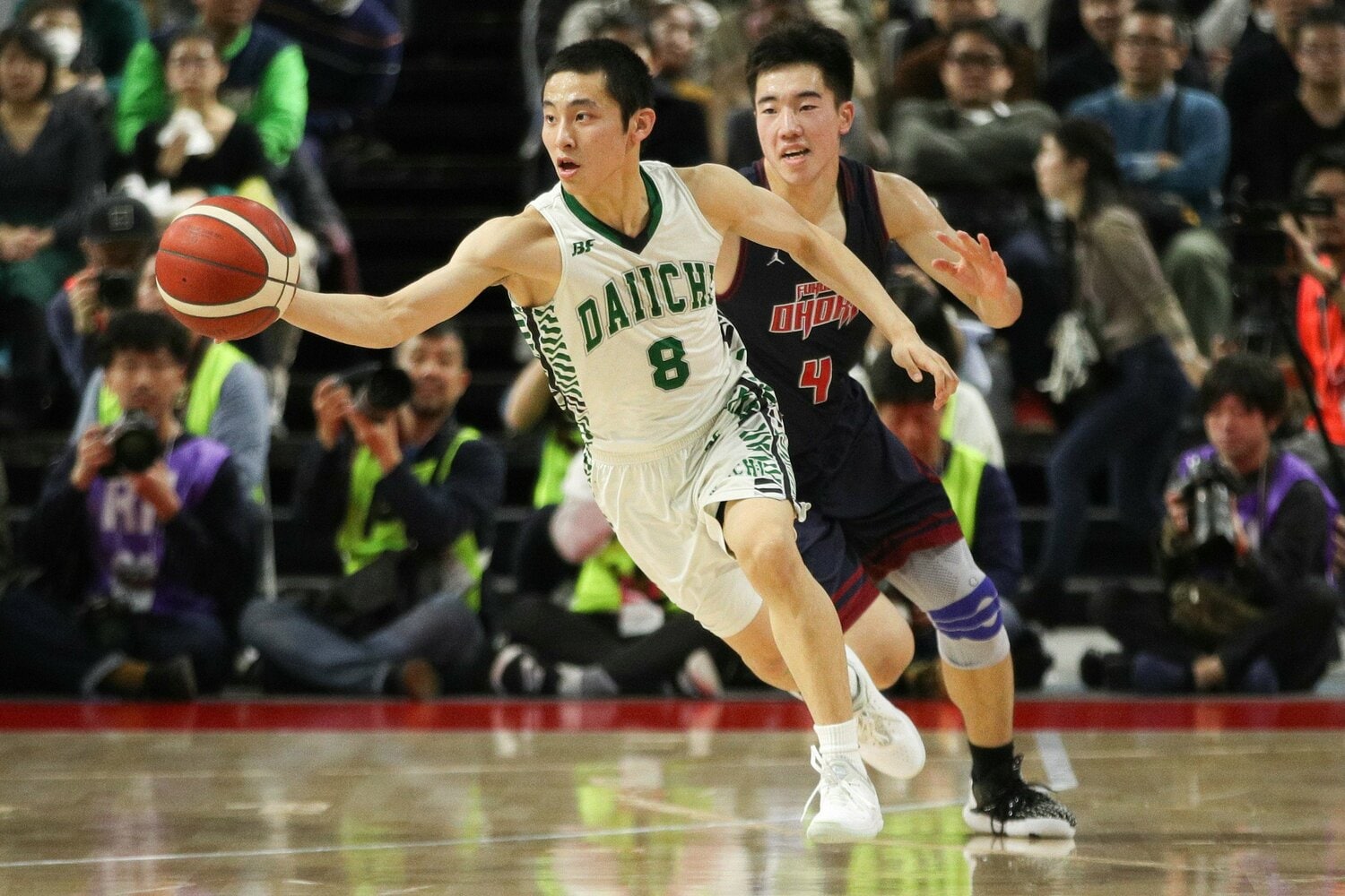 福岡第一高校時代の河村　©JIJI PRESS