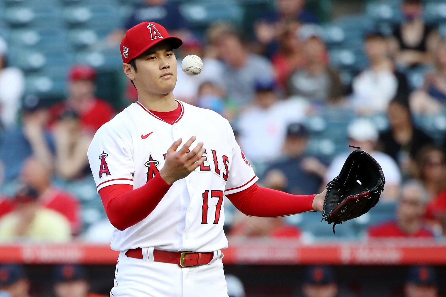 6月17日タイガース戦に登板した大谷翔平　©︎Getty Images