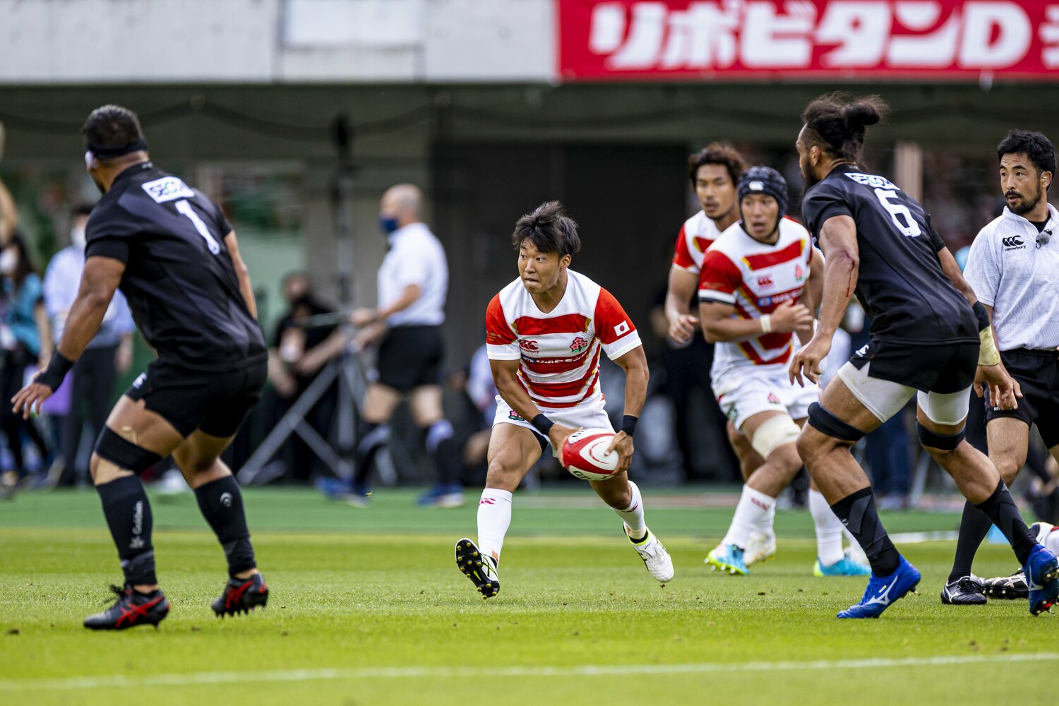 鋭い読みと判断でゲームの流れを引き寄せたSH齋藤直人　©︎Kiichi Matsumoto