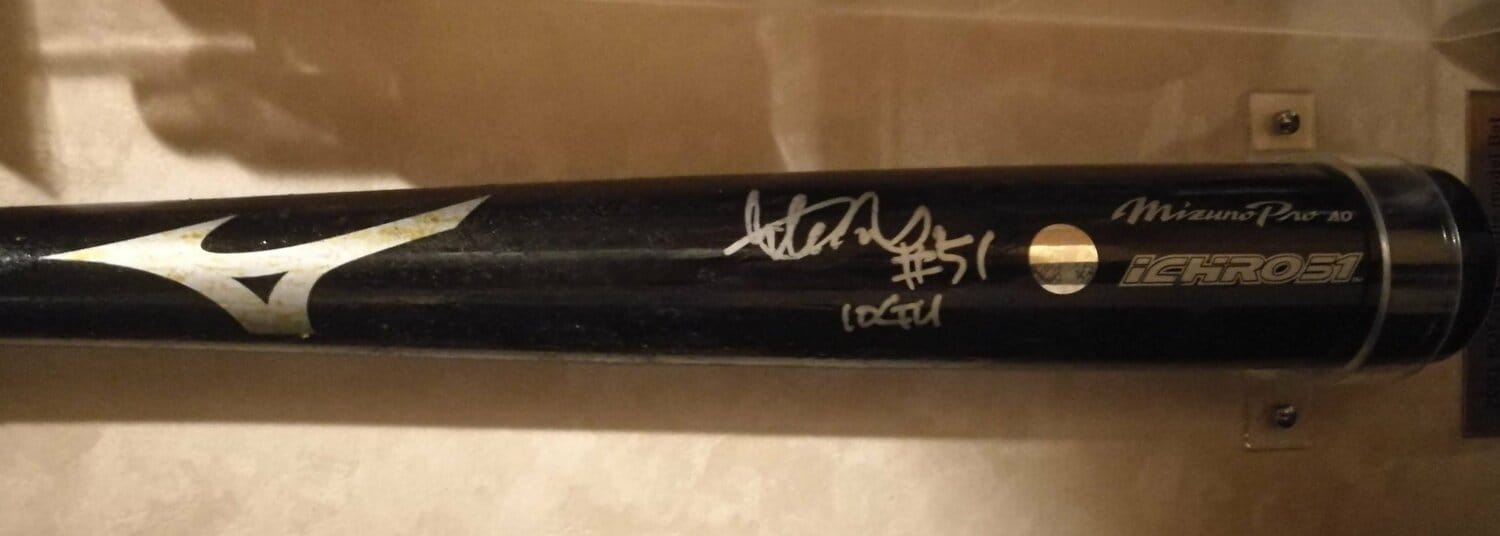 イチローの2010年使用バット©Aki