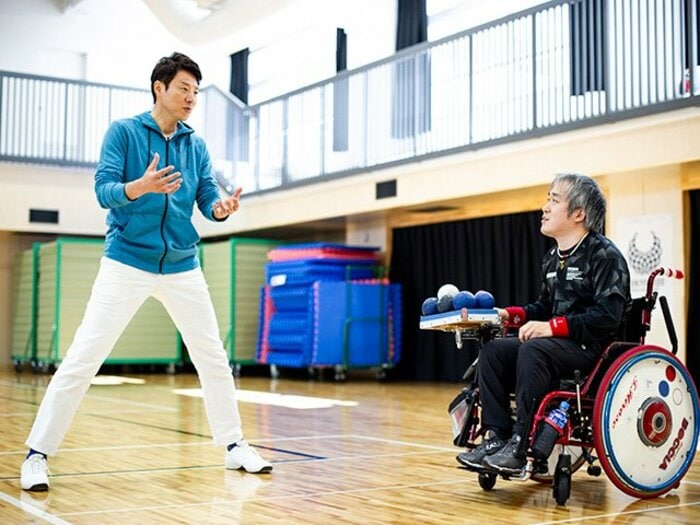 ボッチャの雄叫びエース・廣瀬隆喜に迫る。修造、ボールの中身に驚愕！＜Number Web＞ photograph by Yuki Suenaga