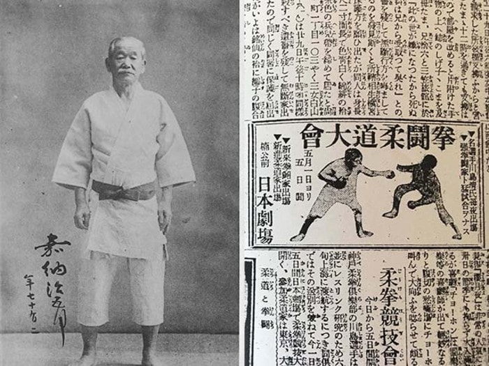 「打撃なし“骨抜き”柔道で警察官は仕事ができるか！」100年前に“柔道vsボクシング”を企画したヤクザの思惑＜Number Web＞ photograph by KYODO