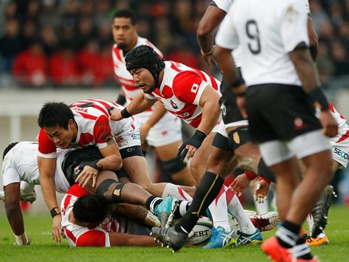 畠山健介「W杯で勝てるなら……」フィジー戦の戦略意図を解説する。＜Number Web＞ photograph by Aki Nagao