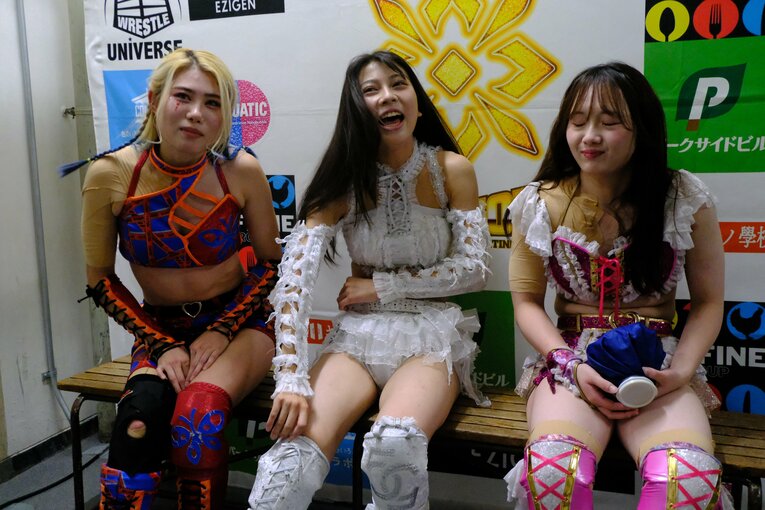 高校3年生の女子プロレスラー・心希（しんの）【スワイプするとそのほかの写真もご覧になれます】©Norihiro Hashimoto