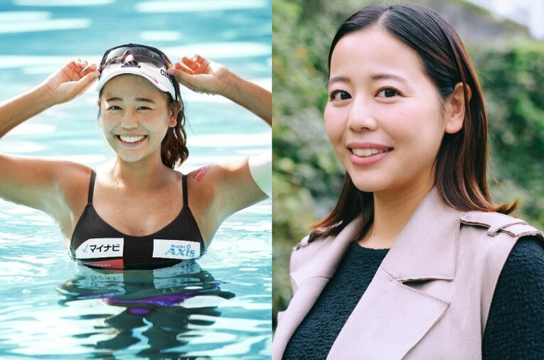 ビーチバレボーラーとして活躍した坂口佳穂さん。インタビュー第2回では現役時代を振り返る ／ photograph by L)Takahisa Hirano、R)Asami Enomoto