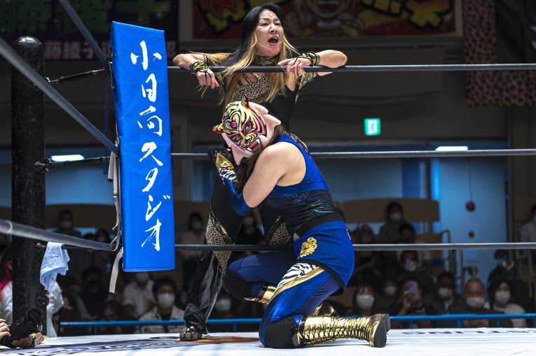 タイガー・クイーンと師匠でもあるジャガー横田の直接対決