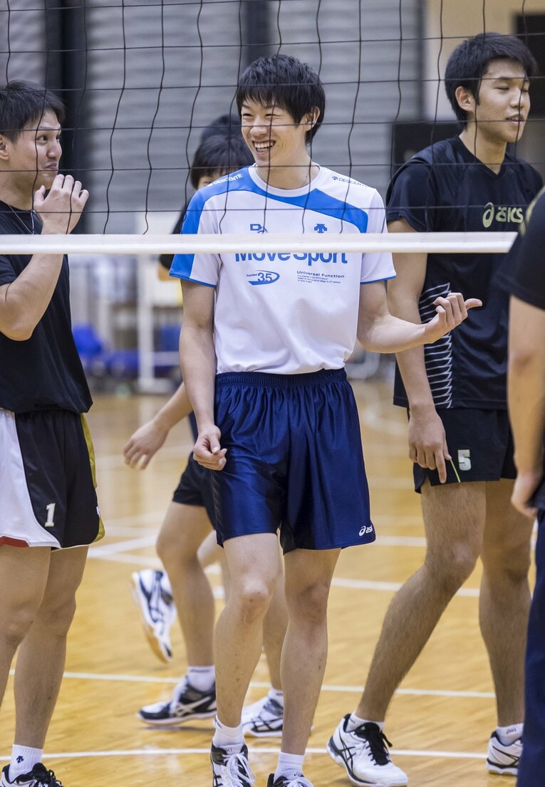 中央大学時代の練習風景（2015年）©Takuya Sugiyama