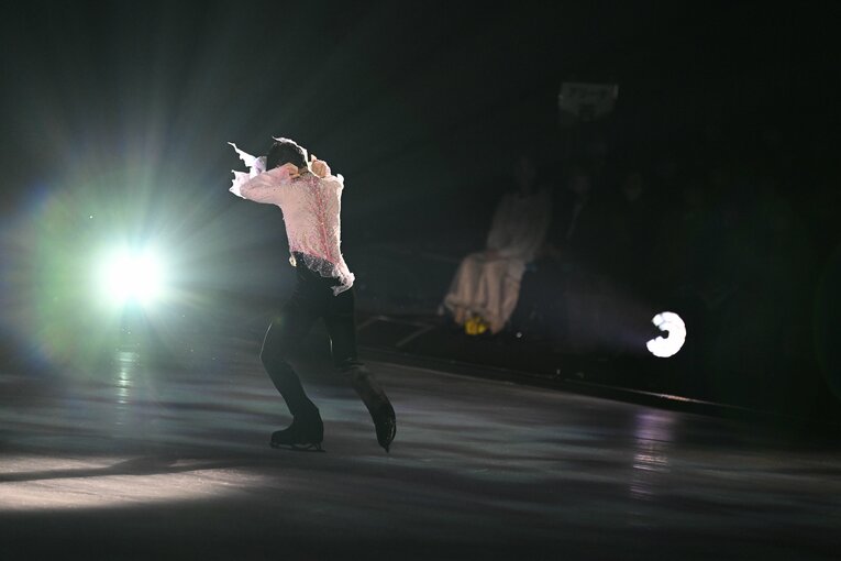 現役時代のエキシビションナンバー『春よ来い』　©Asami Enomoto