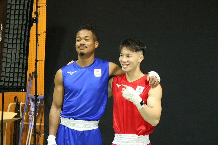 パリ五輪に出場する岡澤セオンと原田周大　©Number Web
