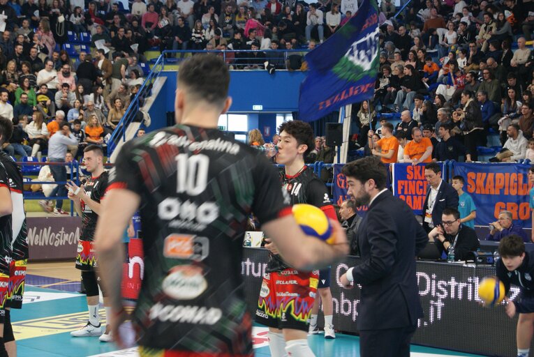 2月9日、ペルージャ石川祐希（セリエA／グロッタッツォリーナ戦）©︎Takashi Yuge