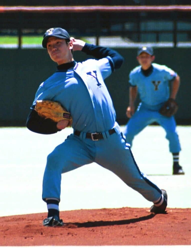 2001年、横浜商高の山口鉄也（当時3年）　©NIKKAN SPORTS