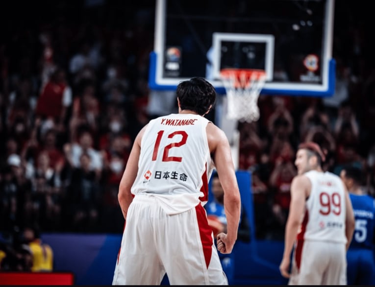 W杯ベネズエラ戦の渡邊雄太　©FIBA