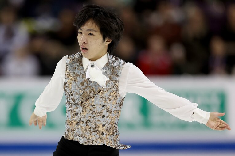 四大陸選手権フリーの演技　©Getty Images