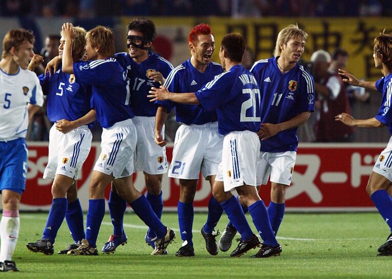 2002年日韓W杯の日本代表　©Naoya Sanuki
