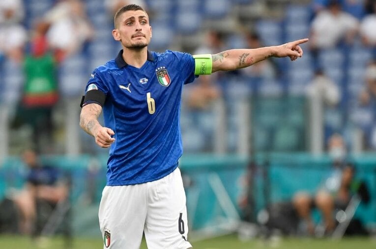 3連勝でグループ突破を決めたアズーリ。快進撃の裏には、かつて同じクラブでプレーした3人の存在がある ／ photograph by Getty Images