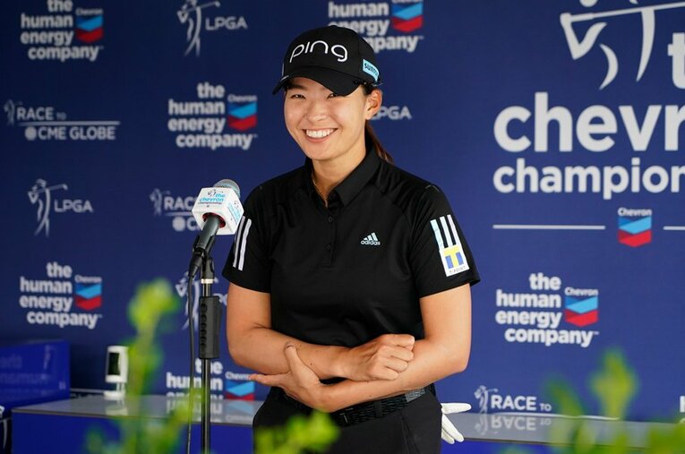 今季初メジャーとなった「シェブロン選手権」で日本勢最高位となる4位タイに入った渋野日向子 ／ photograph by Shizuka Minami