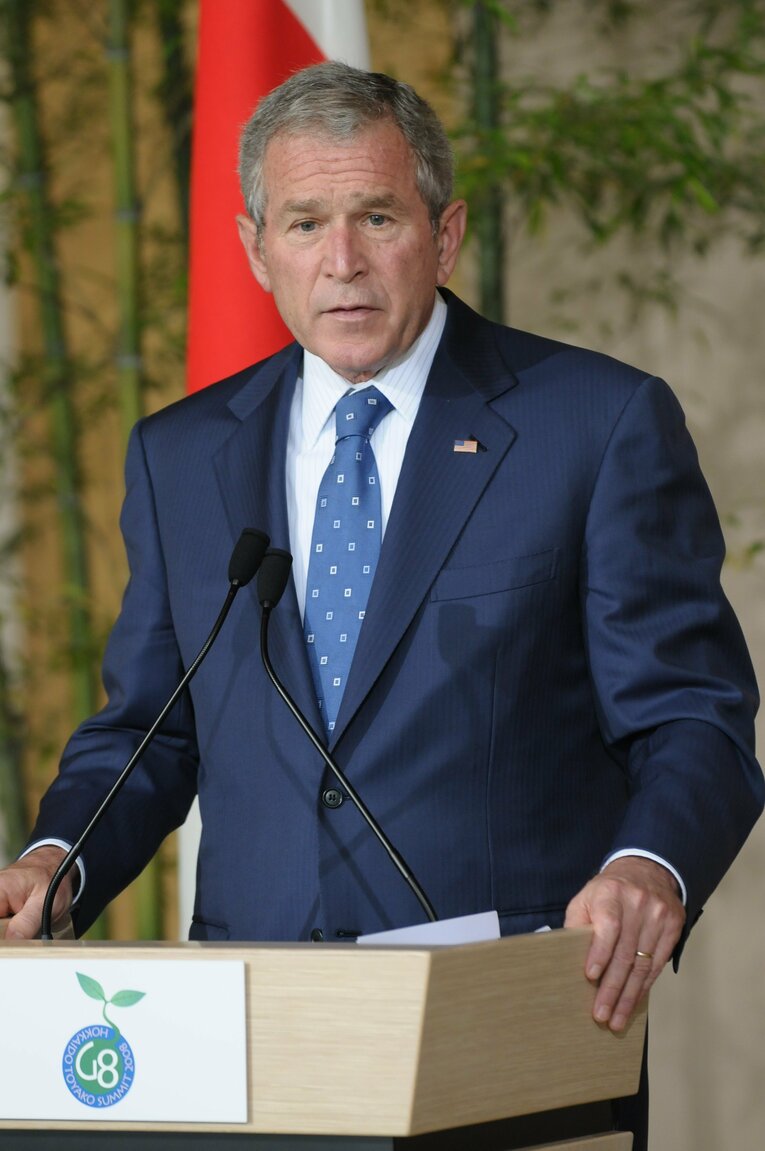 ブッシュ大統領　©Shigeru Tanaka