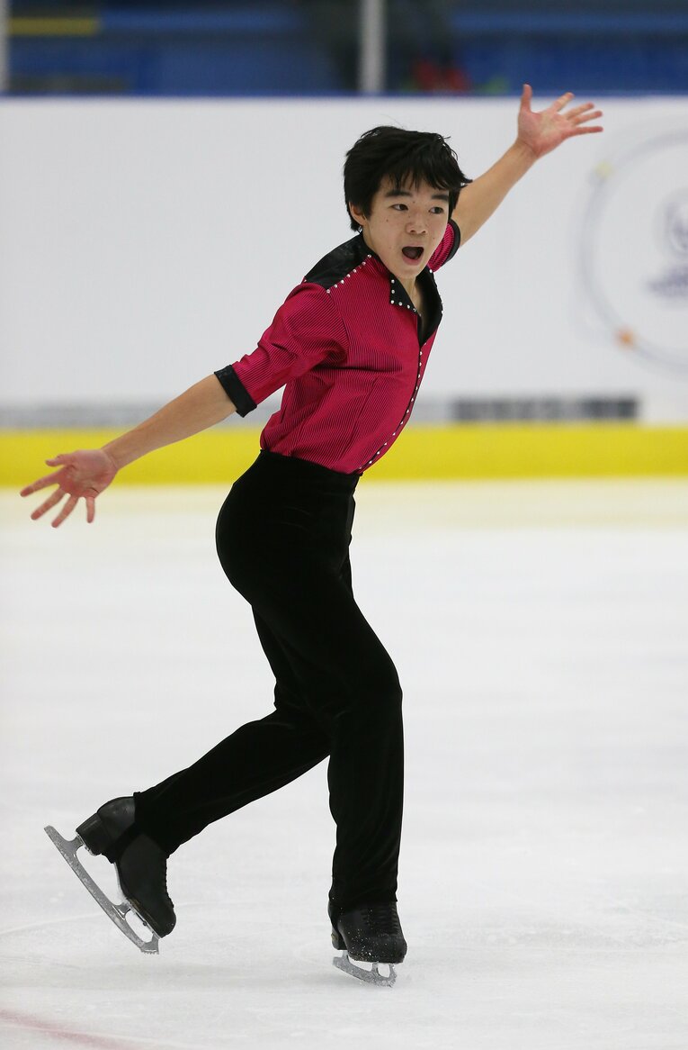 ノービス、ジュニアと共に成長してきた佐藤が絶賛する鍵山のスケーティング（当時15歳、2018年撮影）