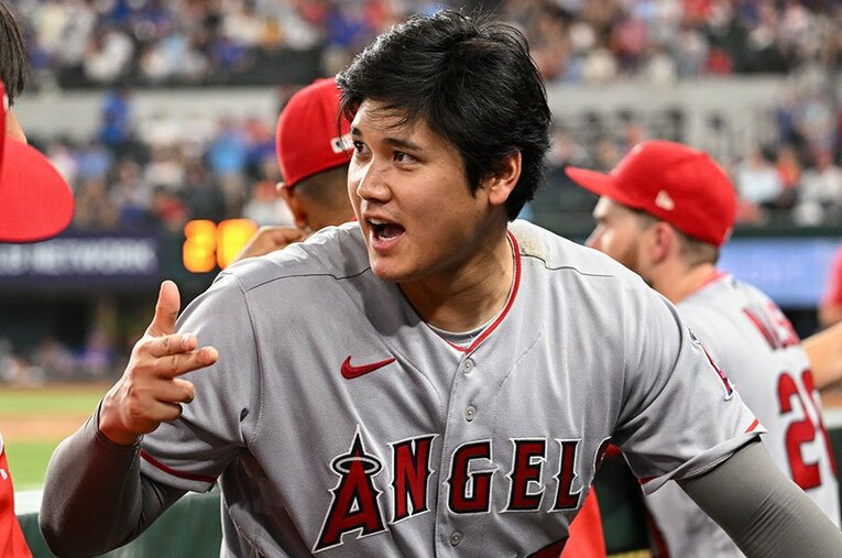日本人メジャーリーガーで初となる本塁打王を獲得した大谷翔平　©Nanae Suzuki