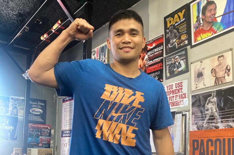 実現が有力視される井上尚弥（30歳）との4団体統一戦へ意欲を語ったマーロン・タパレス（31歳） ／ photograph by Daisuke Sugiura