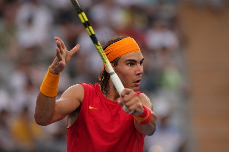 2008年北京五輪でのナダル　©JMPA